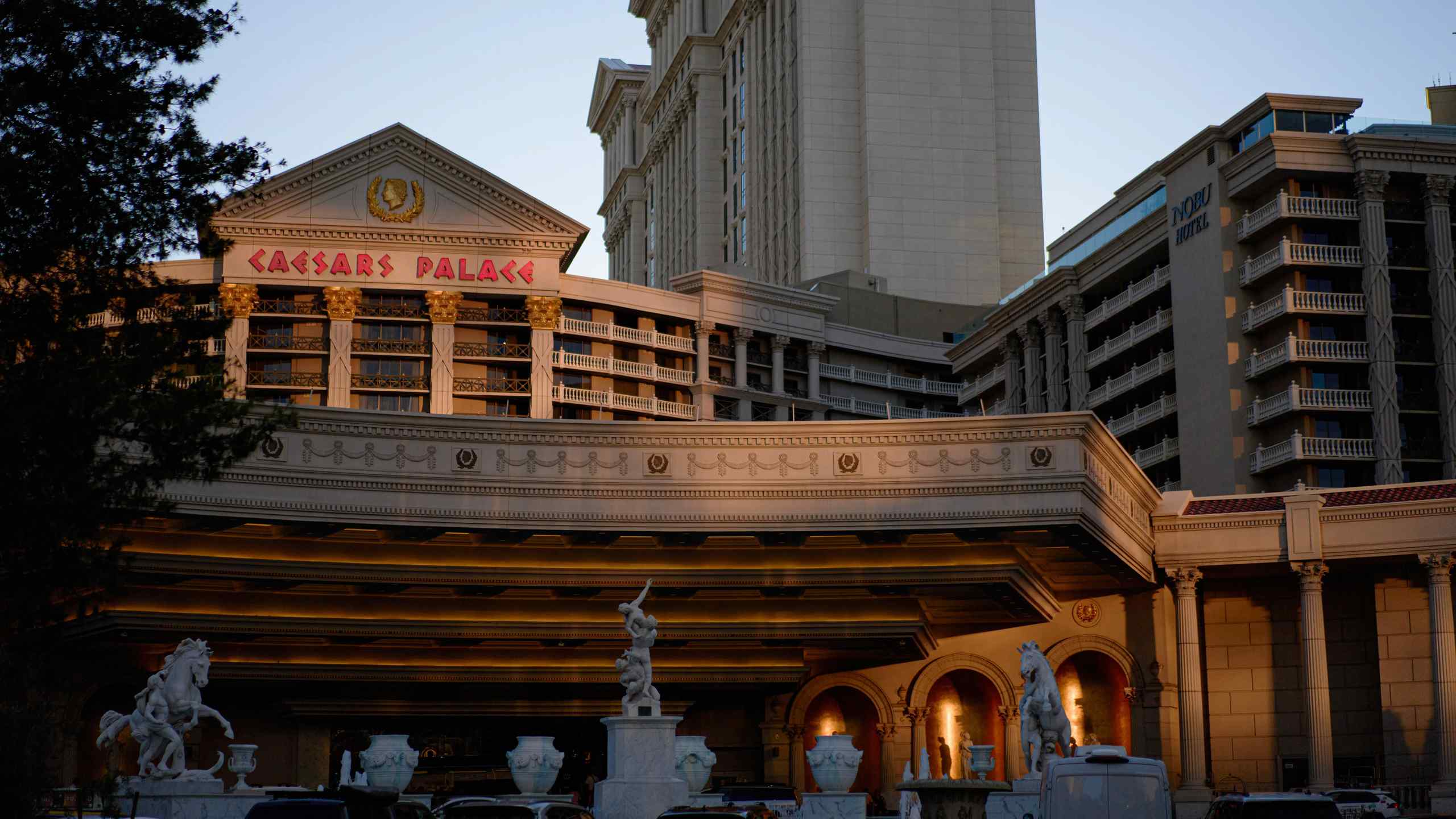Caesars Palace in Las Vegas. Arguably the most well-known property of the Caesars Entertainment empire.